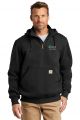 Carhartt Rain Defender  Paxton Heavyweight Hooded Zip Mock Sweatshirt-CT100617