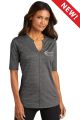 Port Authority Ladies Stretch Heather Open Neck Top - LK583