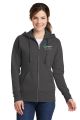 Port and Company Ladies Core Fleece Full Zip Hooded Sweatshirt - LPC78ZH