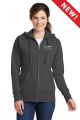 Port and Company Ladies Core Fleece Full Zip Hooded Sweatshirt - LPC78ZH