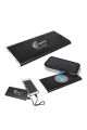 Black 8000MAH Power Bank & Wireless Anodized Aluminum Charger w/USB Power Cord - PWR801